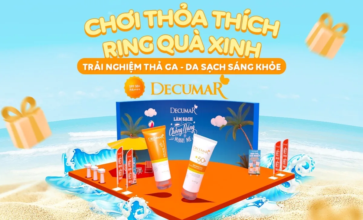 Decumar: Hè vui – Da khỏe – Chống nắng toàn diện 2024