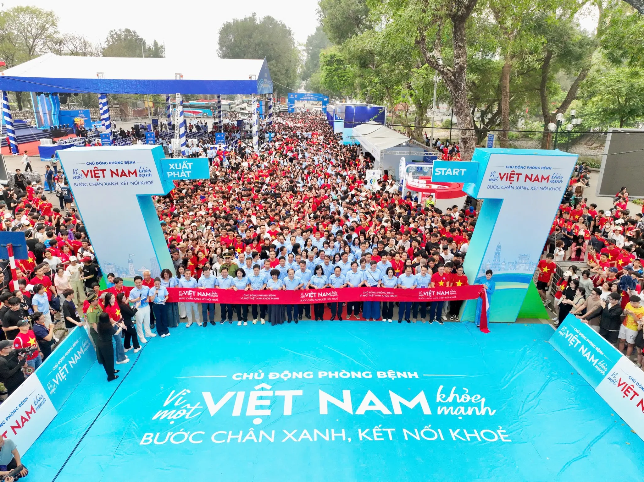 Viet Event đồng hành cùng chương trình đi bộ “Vì một Việt Nam khỏe mạnh” hưởng ứng Ngày sức khỏe toàn dân.