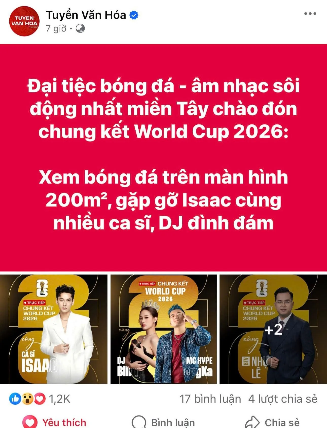 Viral rầm rộ như Fan Fest Chung kết World Cup 2026 - Đại tiệc bóng đá Cần Thơ "gây sốt"