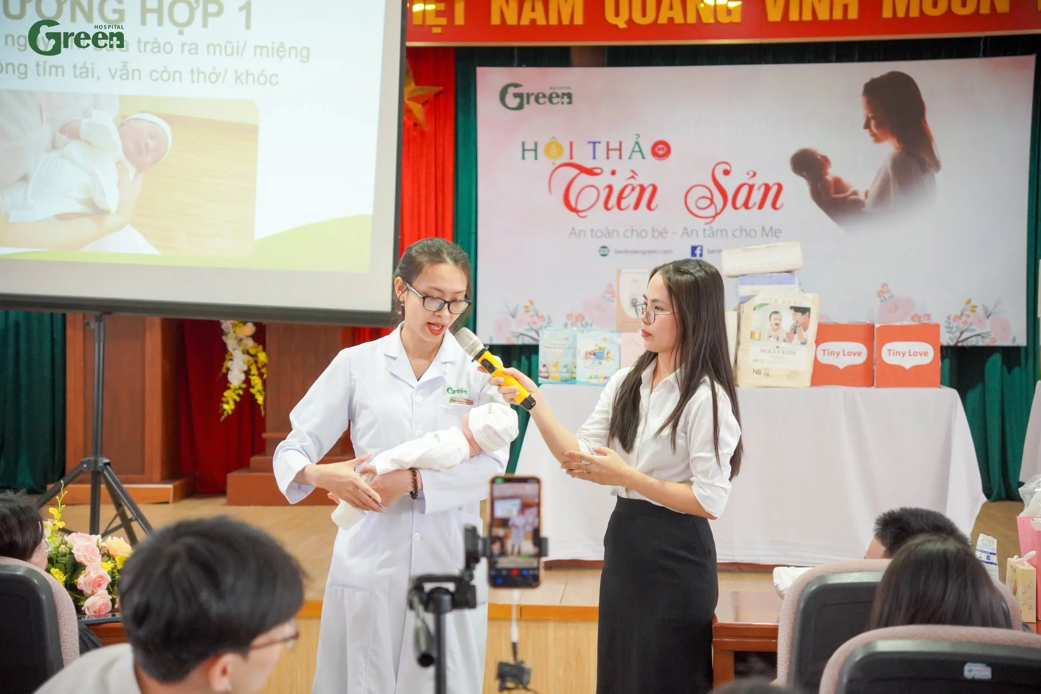 LỚP HỌC TIỀN SẢN “MẸ KHỎE – BÉ NGOAN” TẠI BỆNH VIỆN QUỐC TẾ GREEN 5