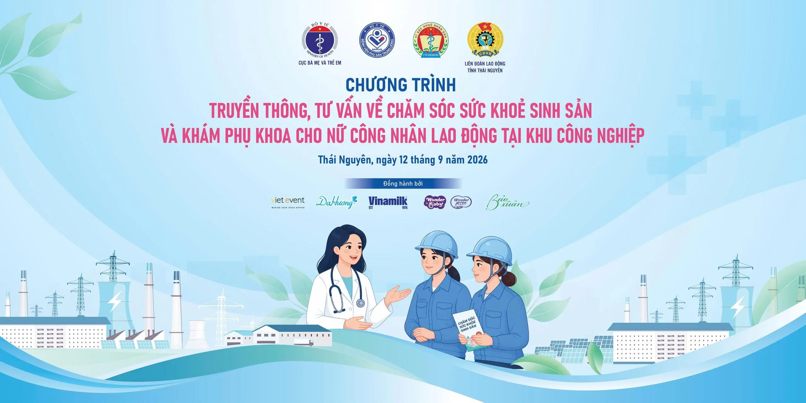 VE đồng hành cùng chương trình Truyền thông, tư vấn chăm sóc sức khỏe sinh sản cho nữ công nhân tại khu công nghiệp Thái Nguyên