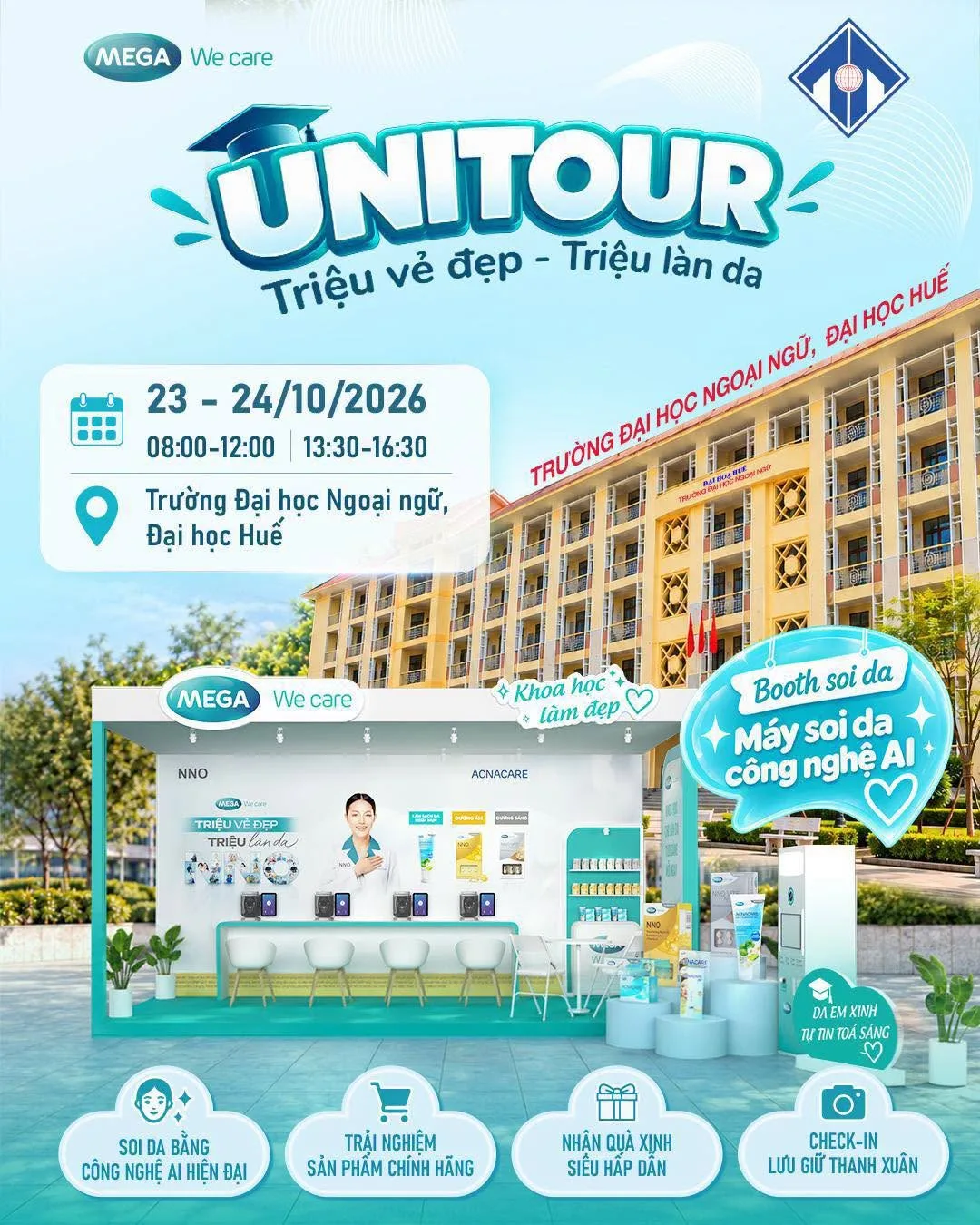 Vừa hay đúng lúc: Uintour chào Tân - Chào các bạn sinh viên Đại học Ngoại Ngữ - Đại học Huế 4